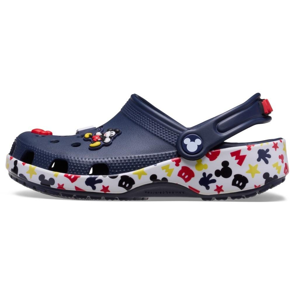 Sandália crocs mickey and friends classic clog k multi Azul Marinho 3