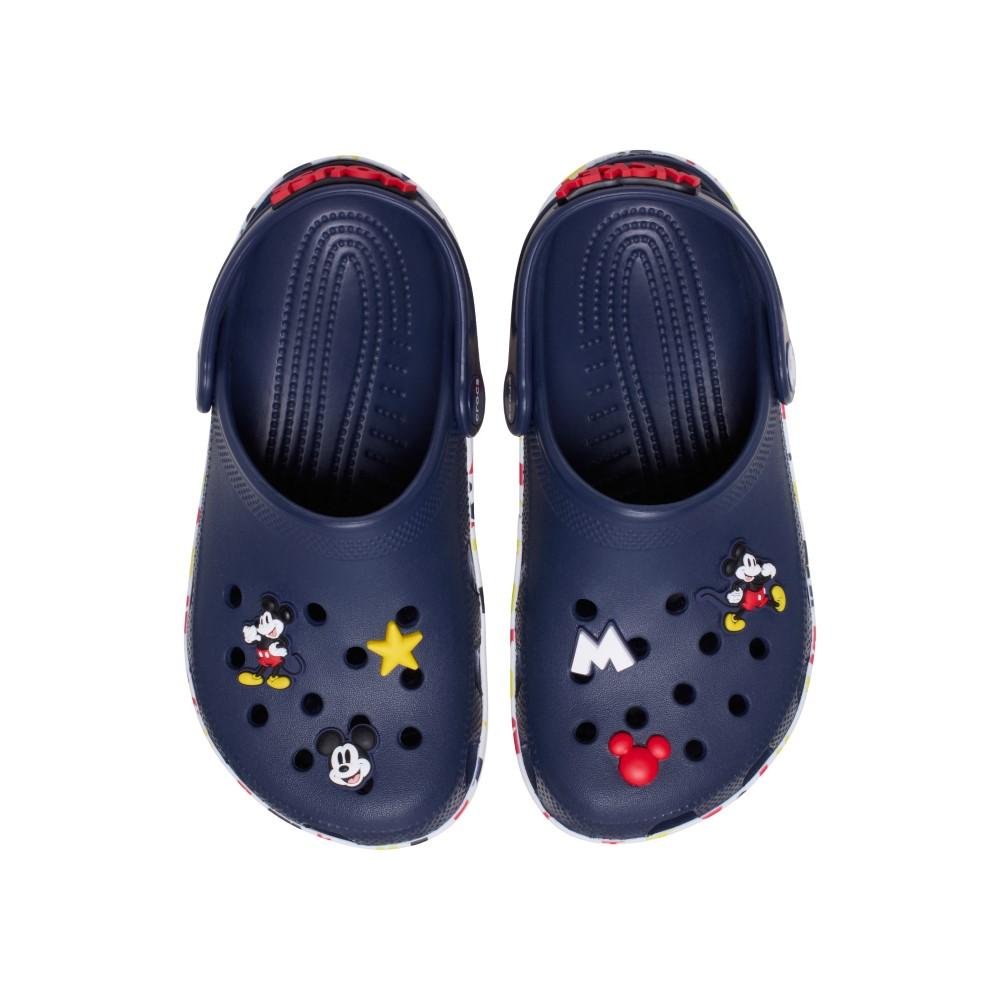 Sandália crocs mickey and friends classic clog k multi Azul Marinho 5