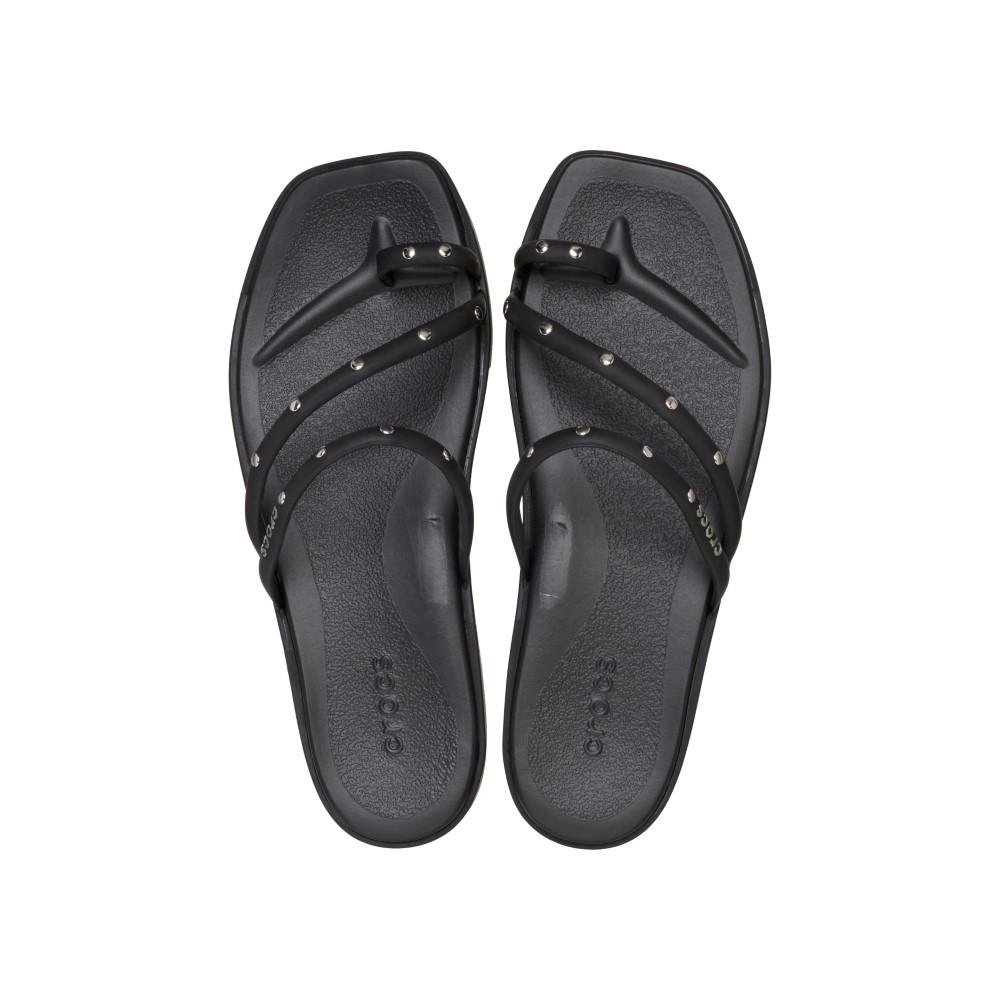 Sandália Crocs Miami Studded Toe Loop Sandal BLACK Preto 5