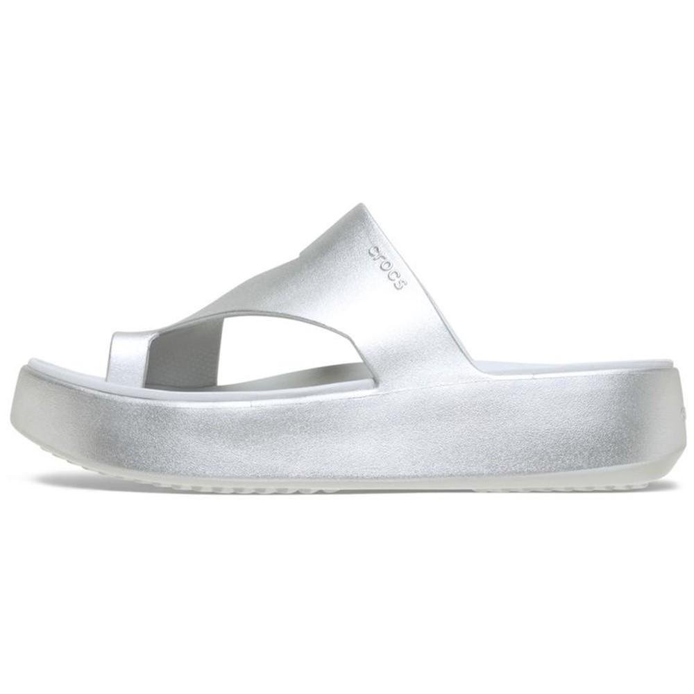 Sandália Crocs Getaway Metallic Platform Toe Loop
SILVER Silver 3
