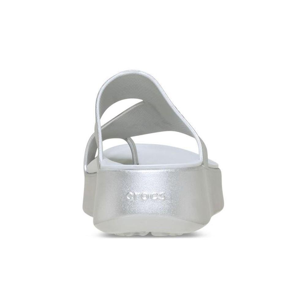 Sandália Crocs Getaway Metallic Platform Toe Loop
SILVER Silver 7