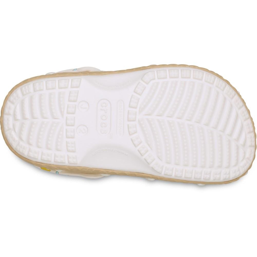 Sandália Crocs Classic Ice Cream Sundae Clog  K Chalk Chalk 6