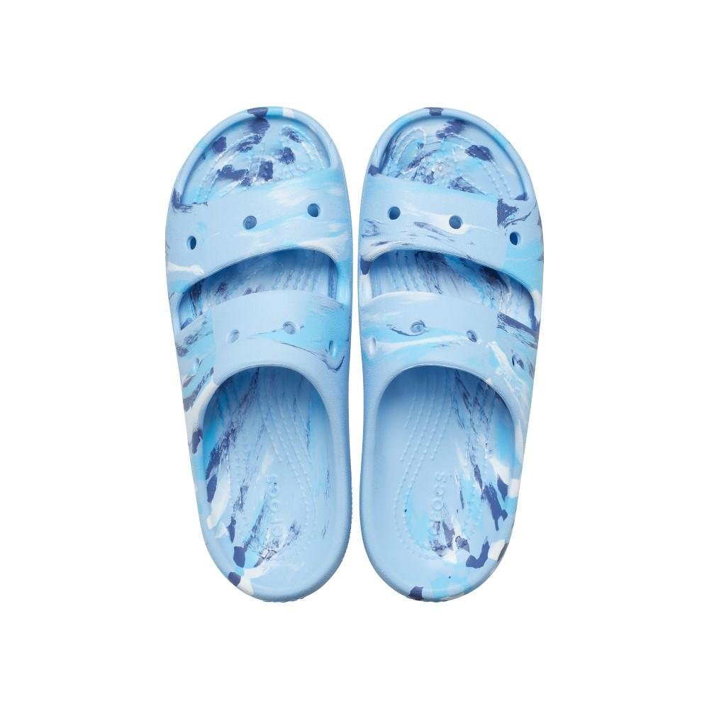 Sandália Crocs Classic Marbled Sandal V2 Blue Calcite/Multi Blue calcite/multi 5