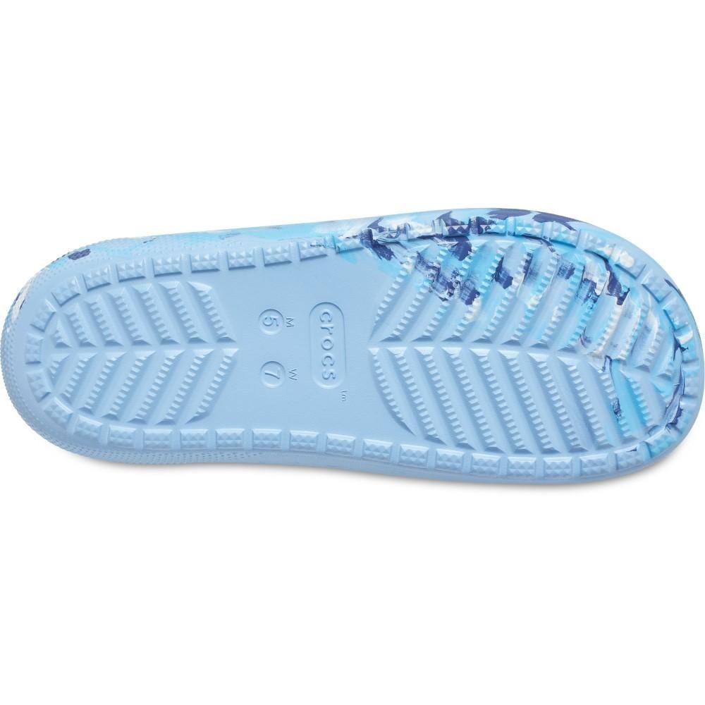 Sandália Crocs Classic Marbled Sandal V2 Blue Calcite/Multi Blue calcite/multi 6