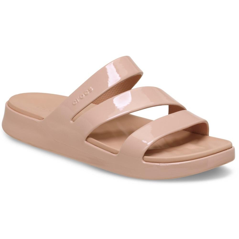 GETAWAY PATENT STRAPPY PINK CARAMEL Pink Caramel 2