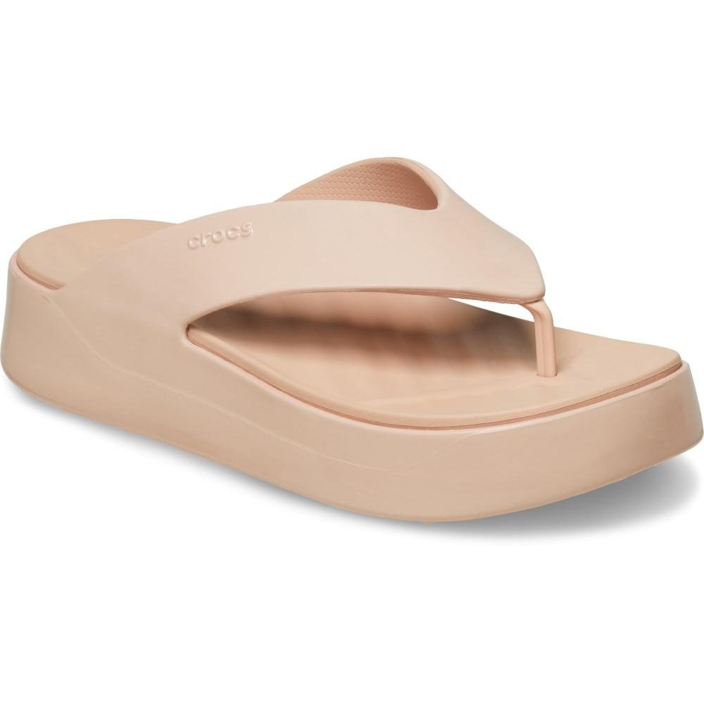 Sandália Crocs Getaway Platform Patent Flip Pink Caramel Pink caramel 2