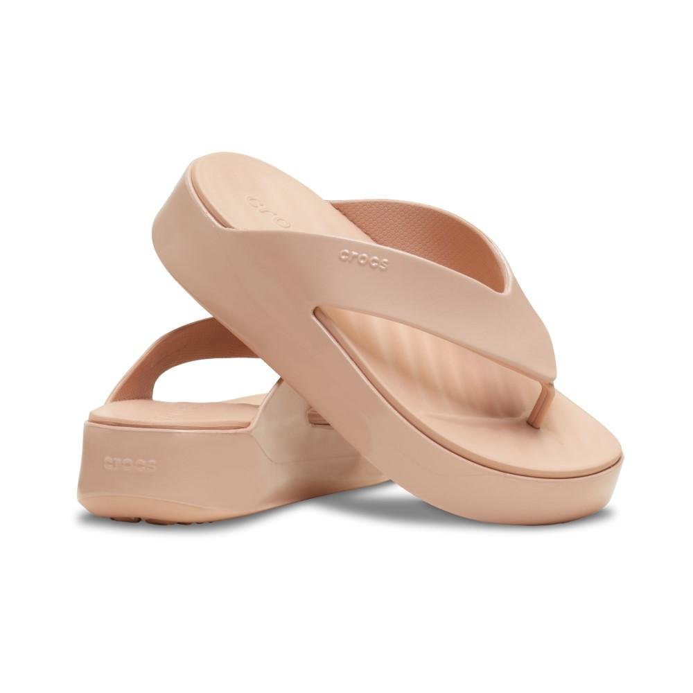 Sandália Crocs Getaway Platform Patent Flip Pink Caramel Pink caramel 4