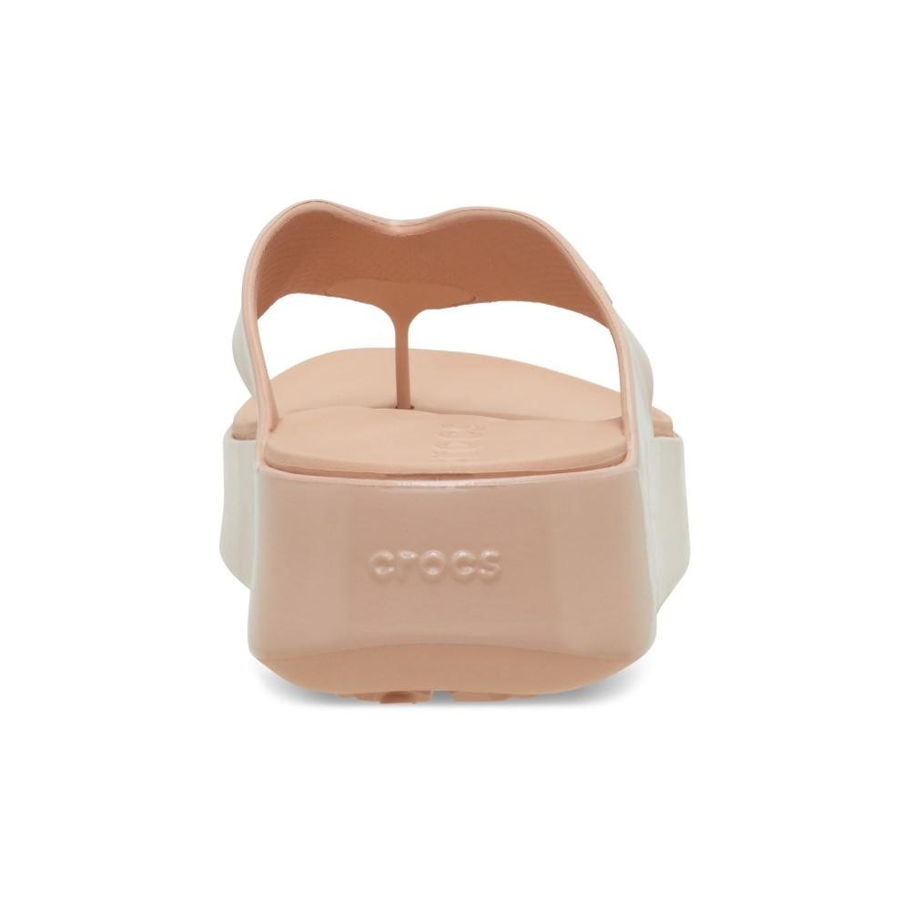 Sandália Crocs Getaway Platform Patent Flip Pink Caramel Pink caramel 7