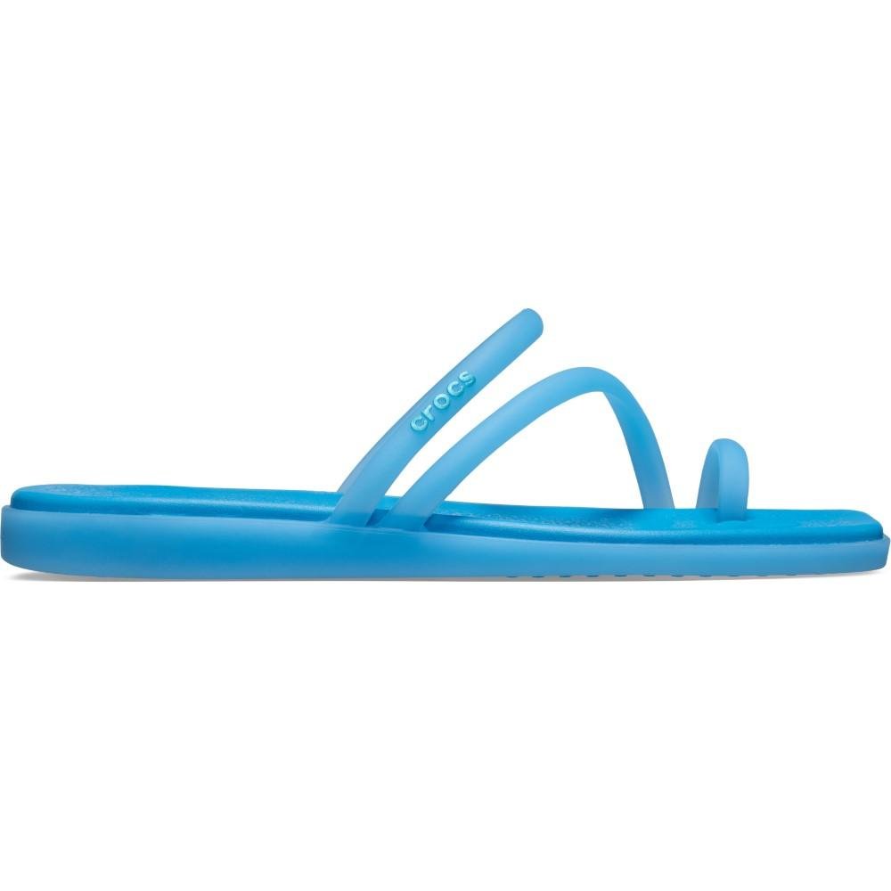 Sandália Crocs Miami Frosted Toe Loop Sandal Tinted Glass