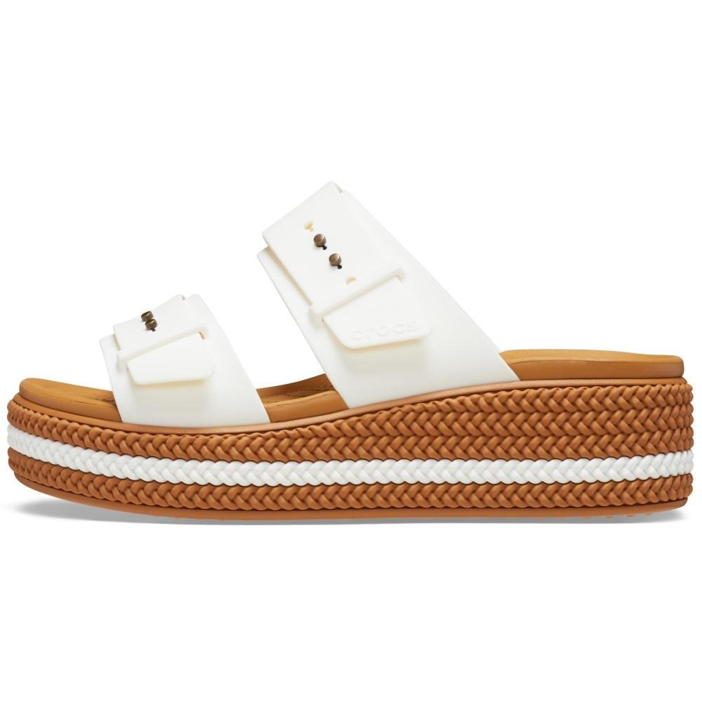 Sandália Crocs Brooklyn Woven Buckle Chalk Chalk 3