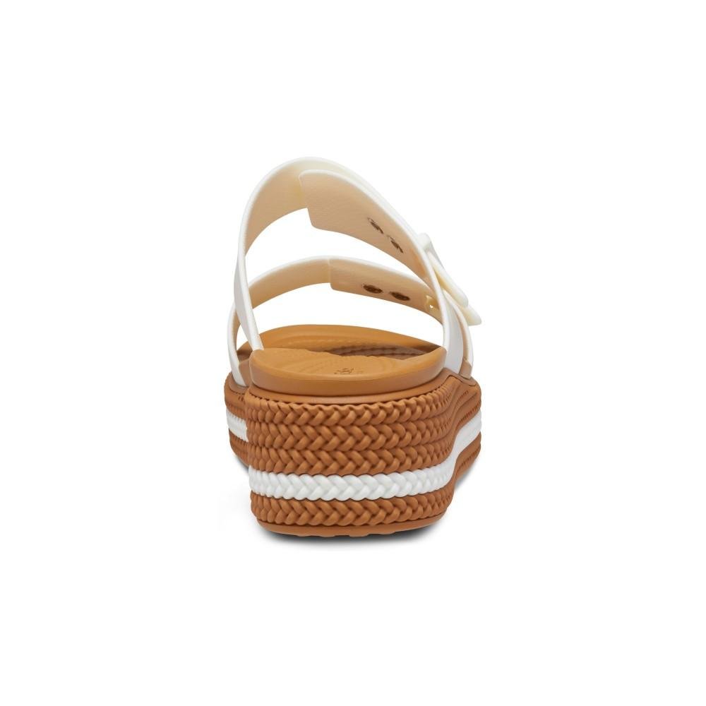 Sandália Crocs Brooklyn Woven Buckle Chalk Chalk 7