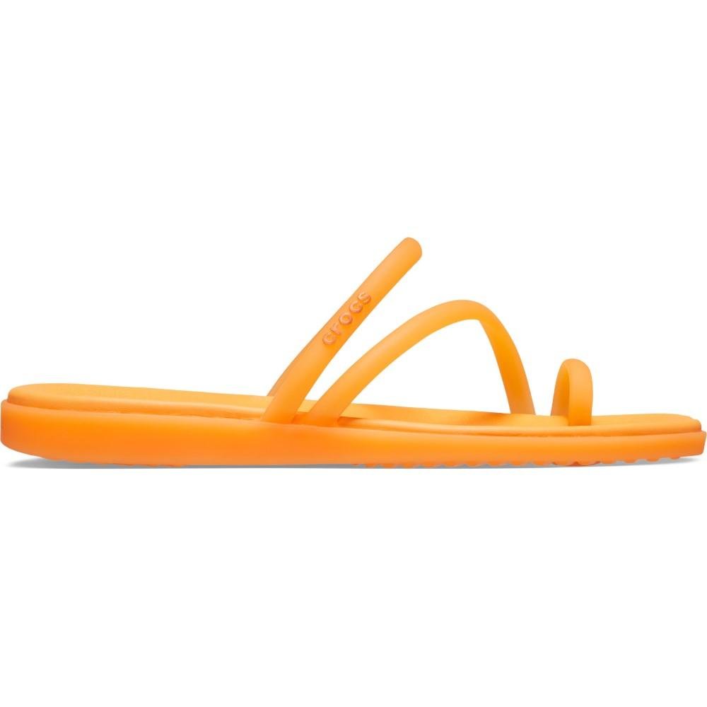 Sandália Crocs Miami Frosted Toe Loop Orangesicle