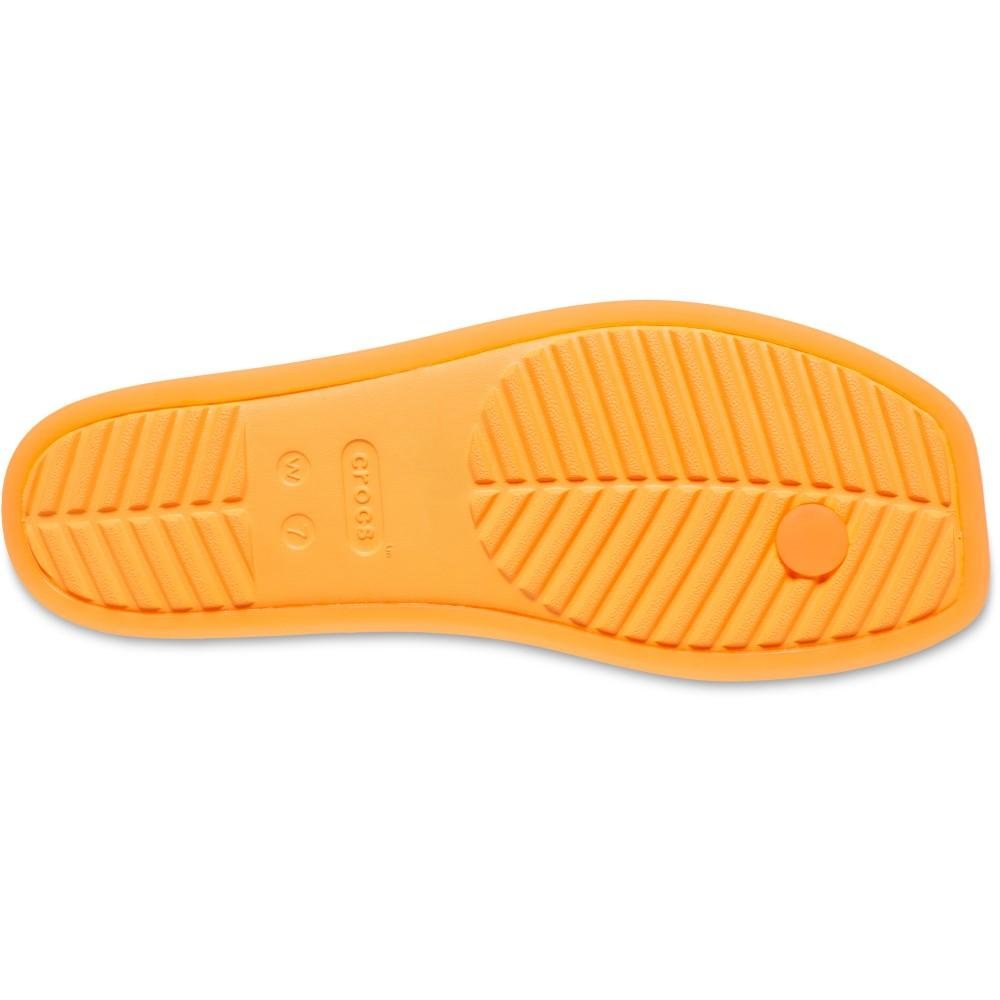 Sandália Crocs Miami Frosted Toe Loop Orangesicle Orangesicle 7
