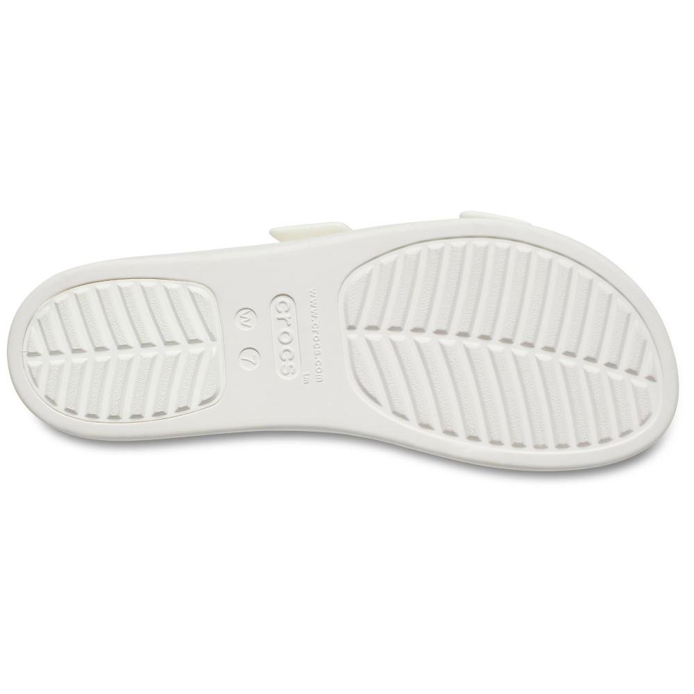 Sandália Crocs Brooklyn Low Wedge W Sandal CHALK Chalk 6