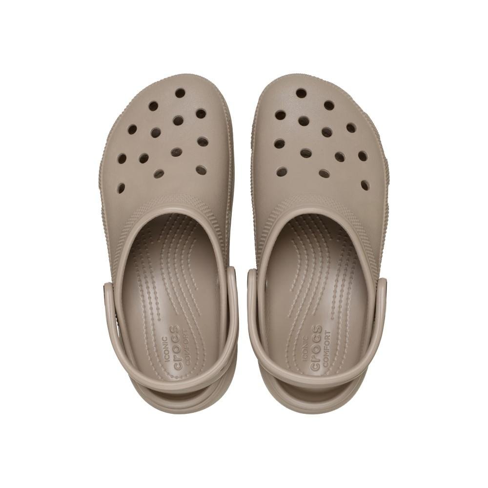 Sandália Crocs Classic Platform Clog TAUPE Taupe 5