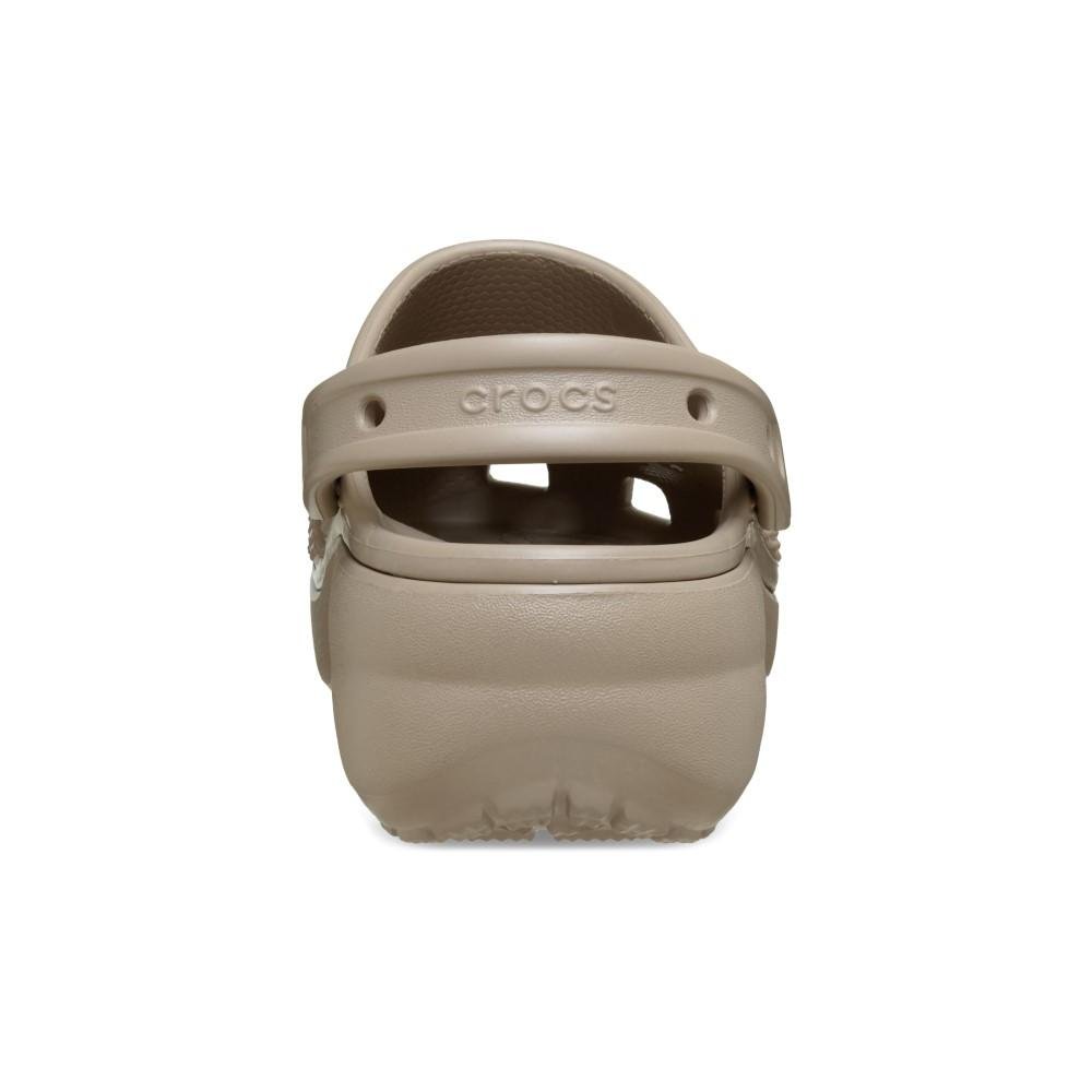 Sandália Crocs Classic Platform Clog TAUPE Taupe 7