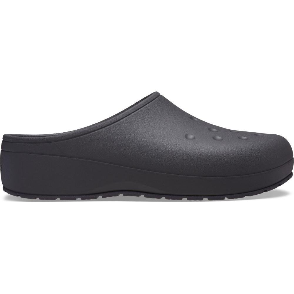 Sandália crocs classic quiet clog black sand