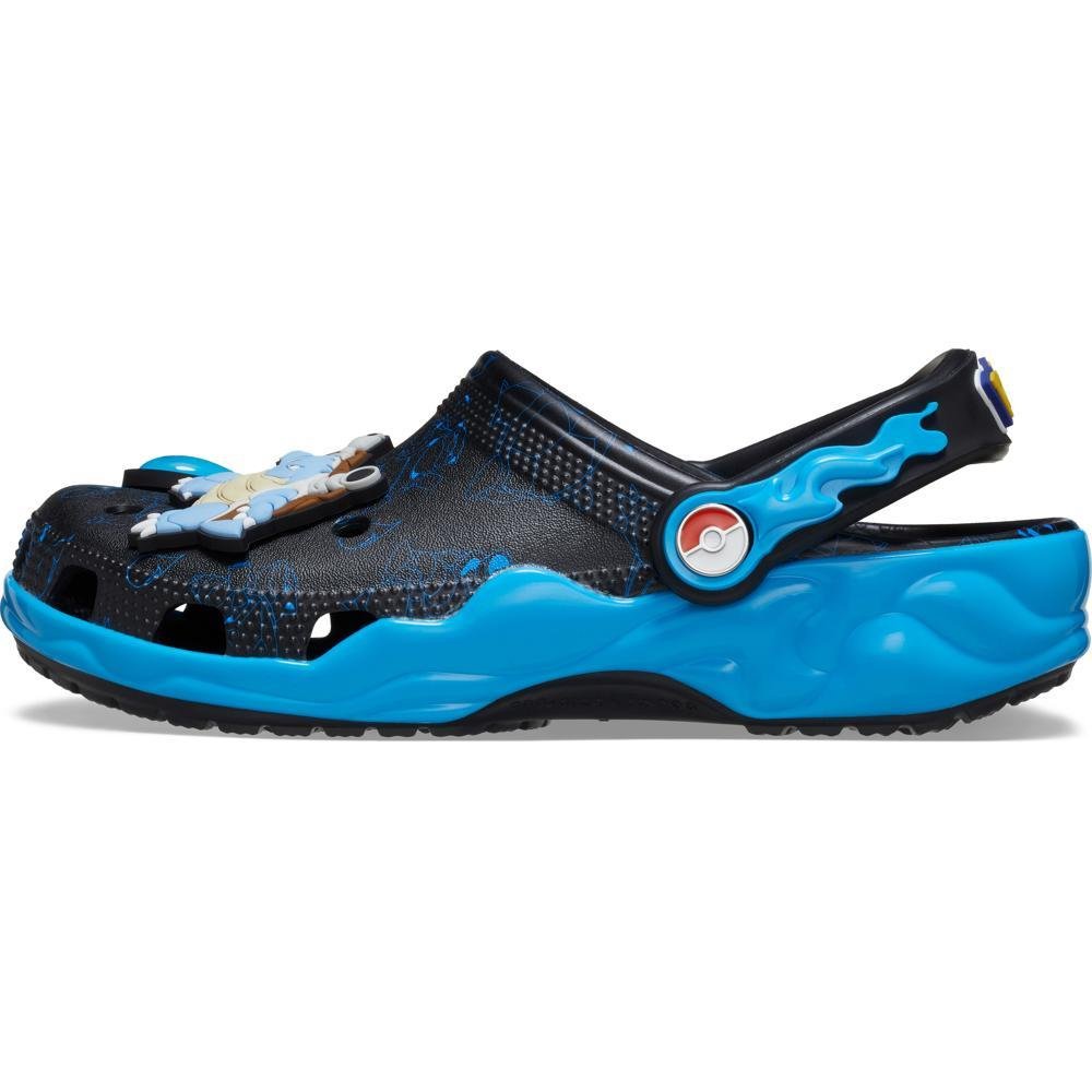 Sandália Crocs Classic Pokémon Versus Clog Multi Preto/Laranja 3