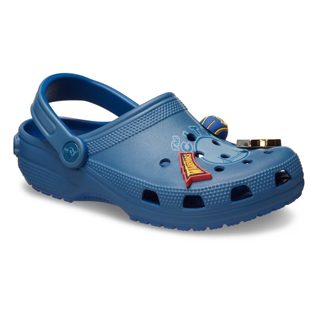 Sandália Crocs Nba Warriors Elevated Classic Clog Multi Azul 2