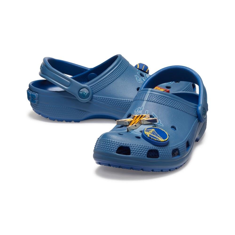 Sandália Crocs Nba Warriors Elevated Classic Clog Multi Azul 4