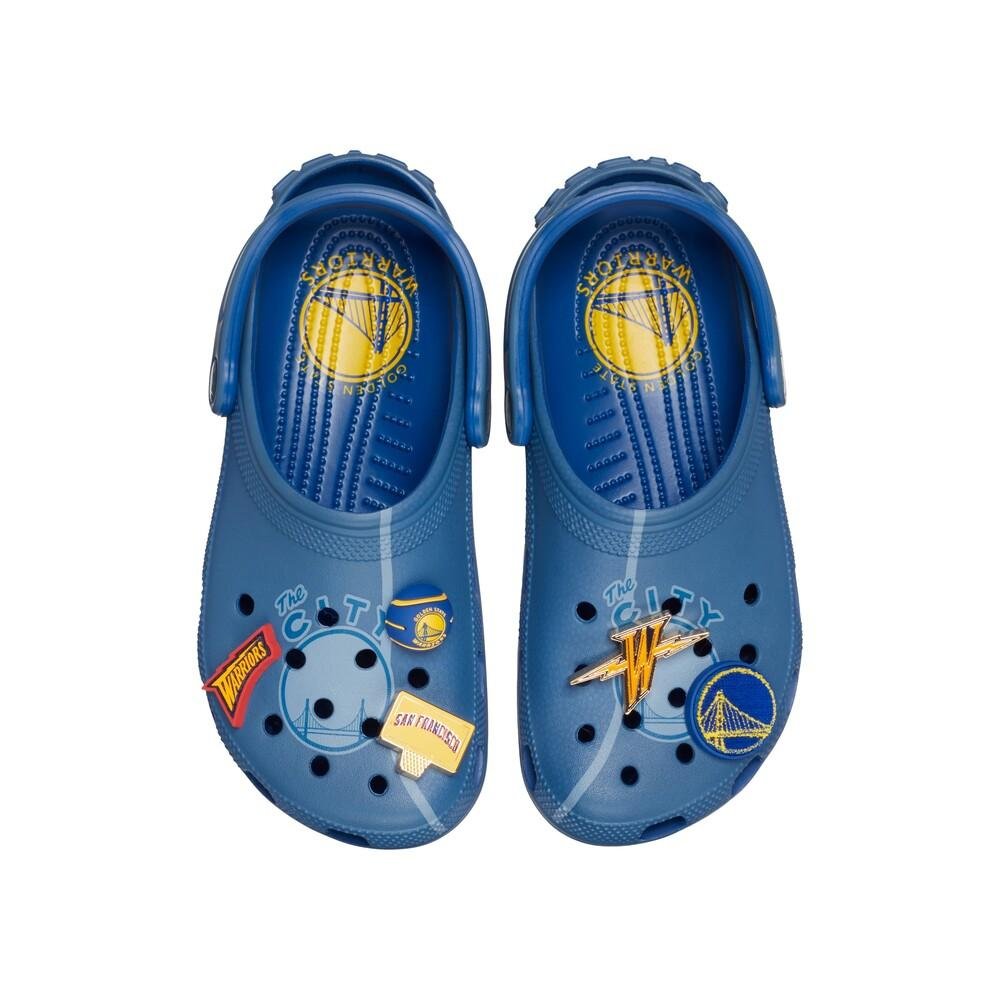 Sandália Crocs Nba Warriors Elevated Classic Clog Multi Azul 5