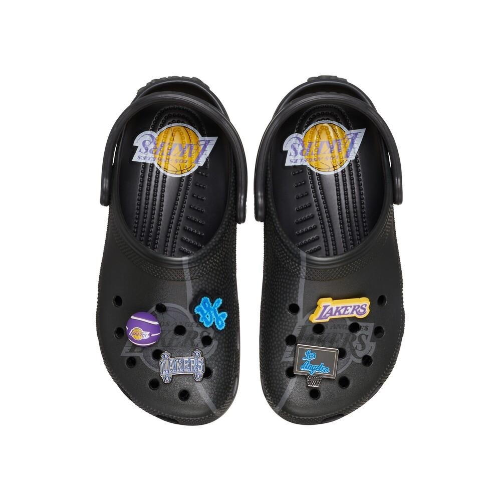 Sandália Crocs Nba Lakers Elevated Classic Clog Multi Preto 5