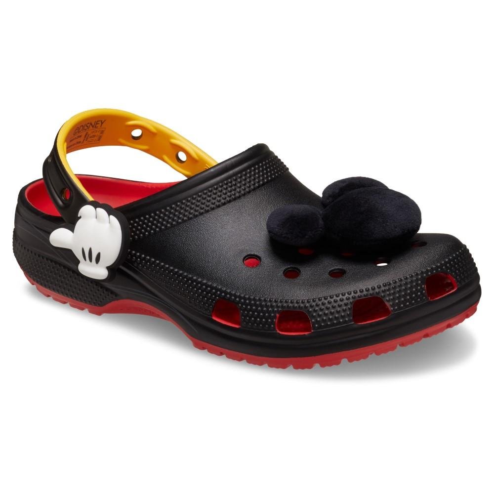 Sandália crocs mickey iam classic clog flame Preto 2