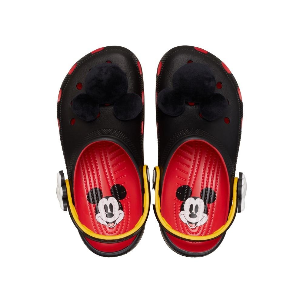 Sandália crocs mickey iam classic clog flame Preto 5