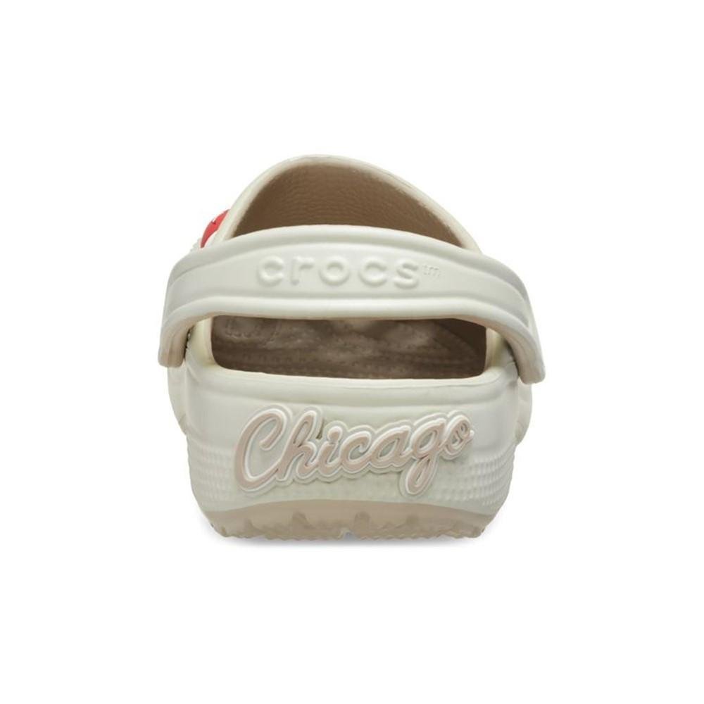 Sandália Crocs Nba Bulls Elevated Classic Clog Multi Bege 7