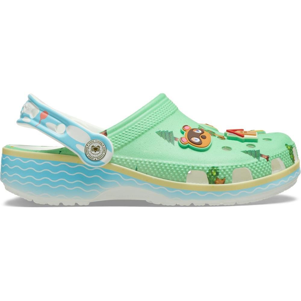 Sandália Crocs Animal Crossing Classic Clog K MULTI