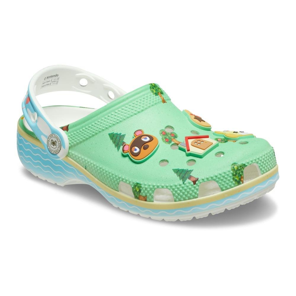 Sandália Crocs Animal Crossing Classic Clog K MULTI Verde 2