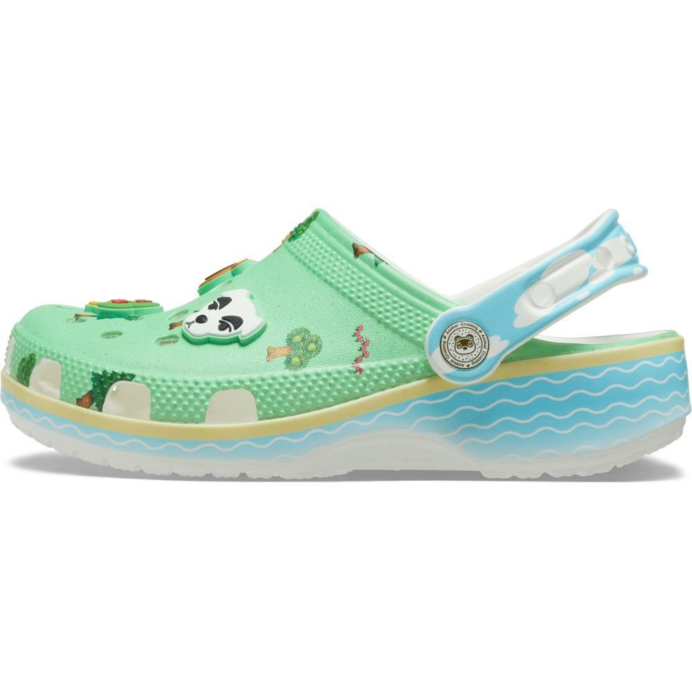 Sandália Crocs Animal Crossing Classic Clog K MULTI Verde 3