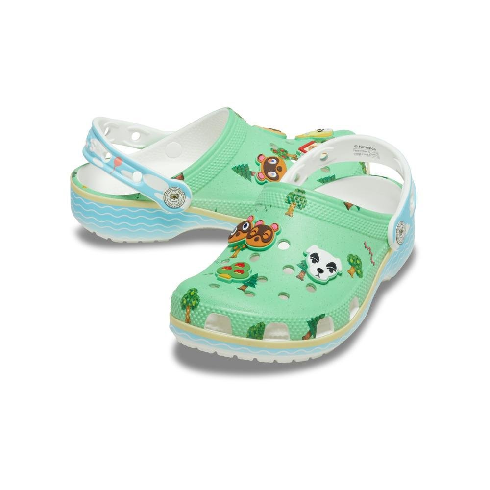Sandália Crocs Animal Crossing Classic Clog K MULTI Verde 4