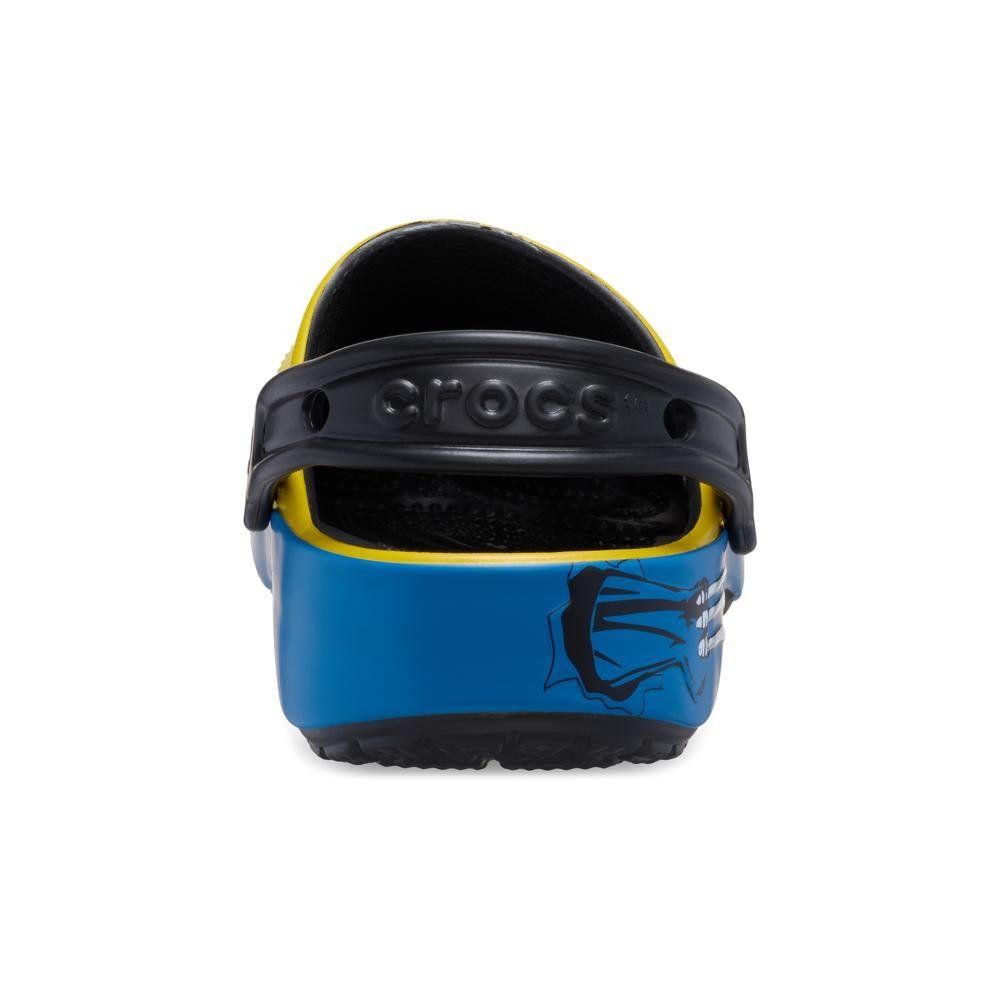 Sandália Crocs Wolverine Classic Clog K Multi Preto/Azul/Amarelo 7