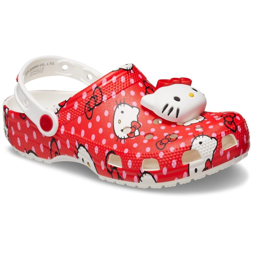 Sandália Crocs Hello Kitty Classic Clog Multi Vermelho 2