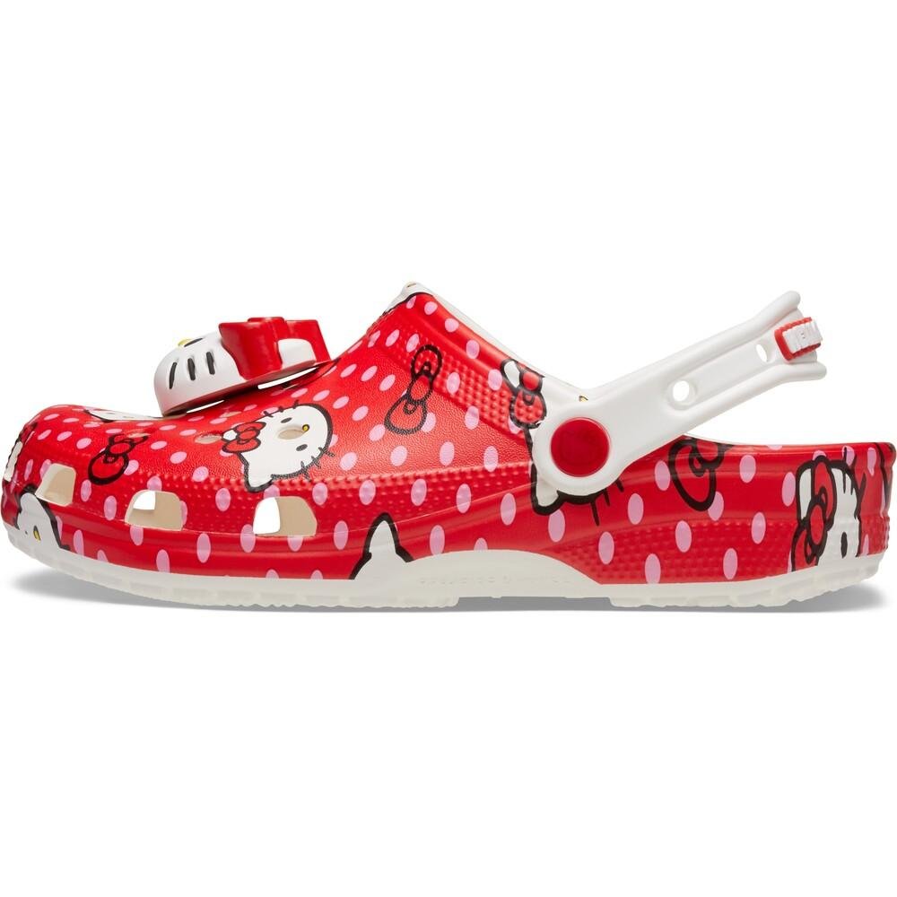 Sandália Crocs Hello Kitty Classic Clog Multi Vermelho 3