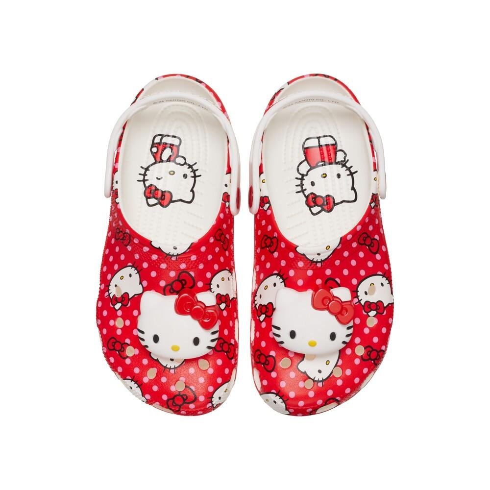 Sandália Crocs Hello Kitty Classic Clog Multi Vermelho 5