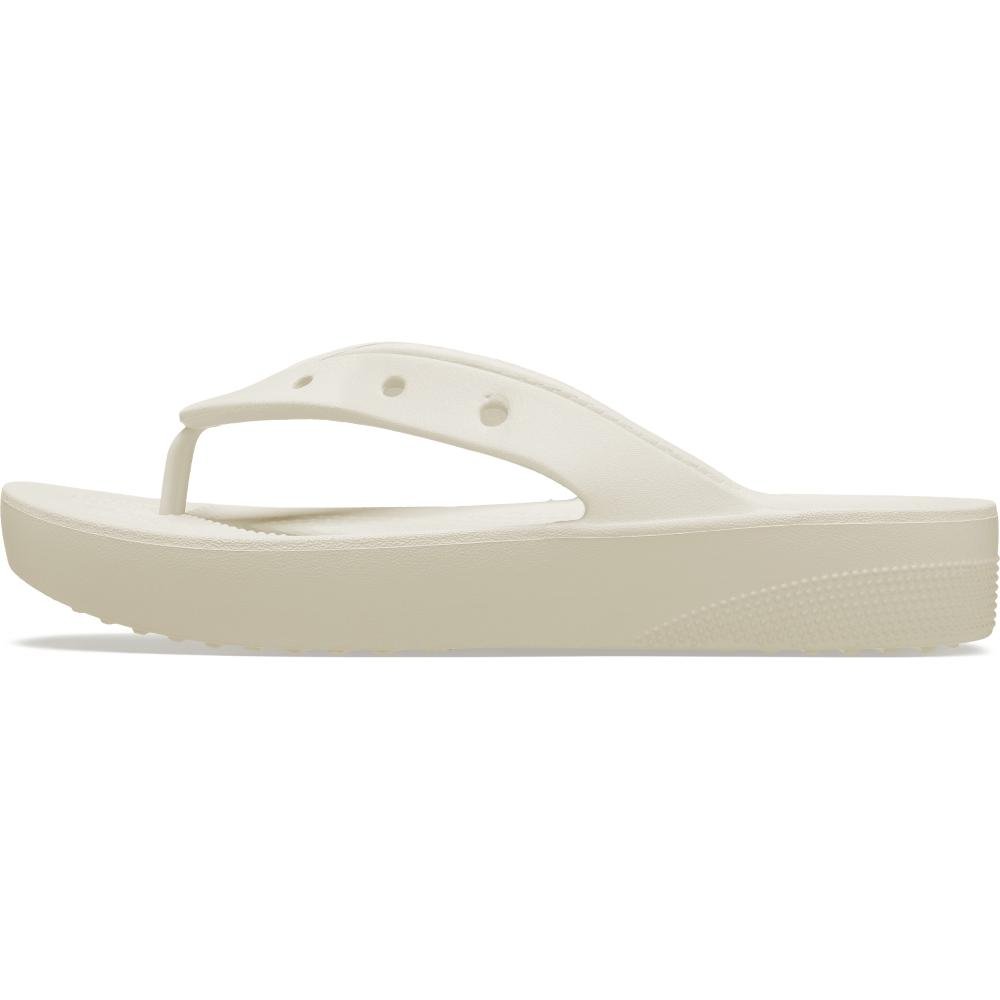 Chinelo Crocs Classic Plataform Flip BONE Bone 3