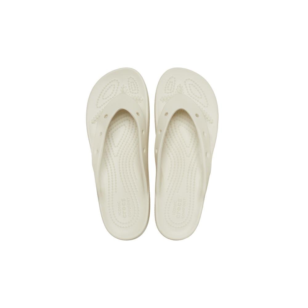 Chinelo Crocs Classic Plataform Flip BONE Bone 5