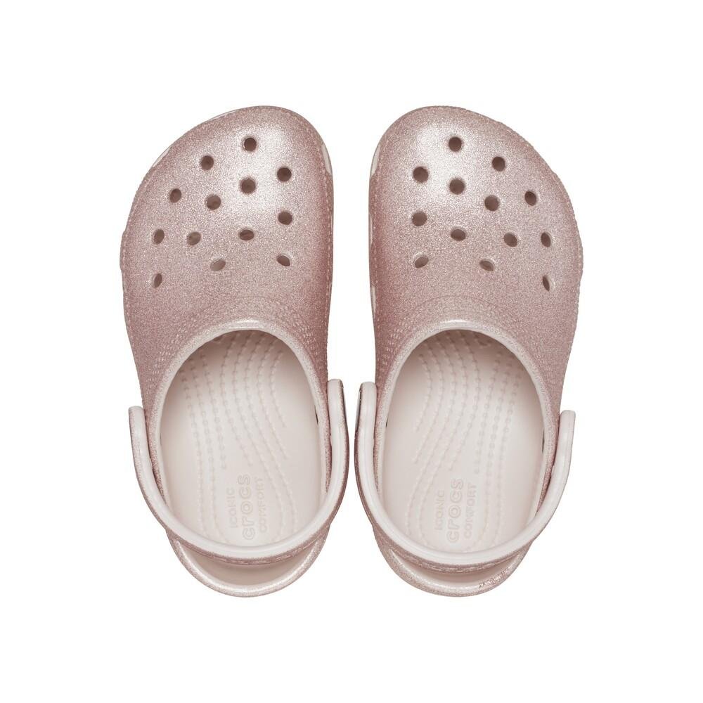 Sandália crocs classic clog glitter infantil quartz glitter Quartz glitter 5