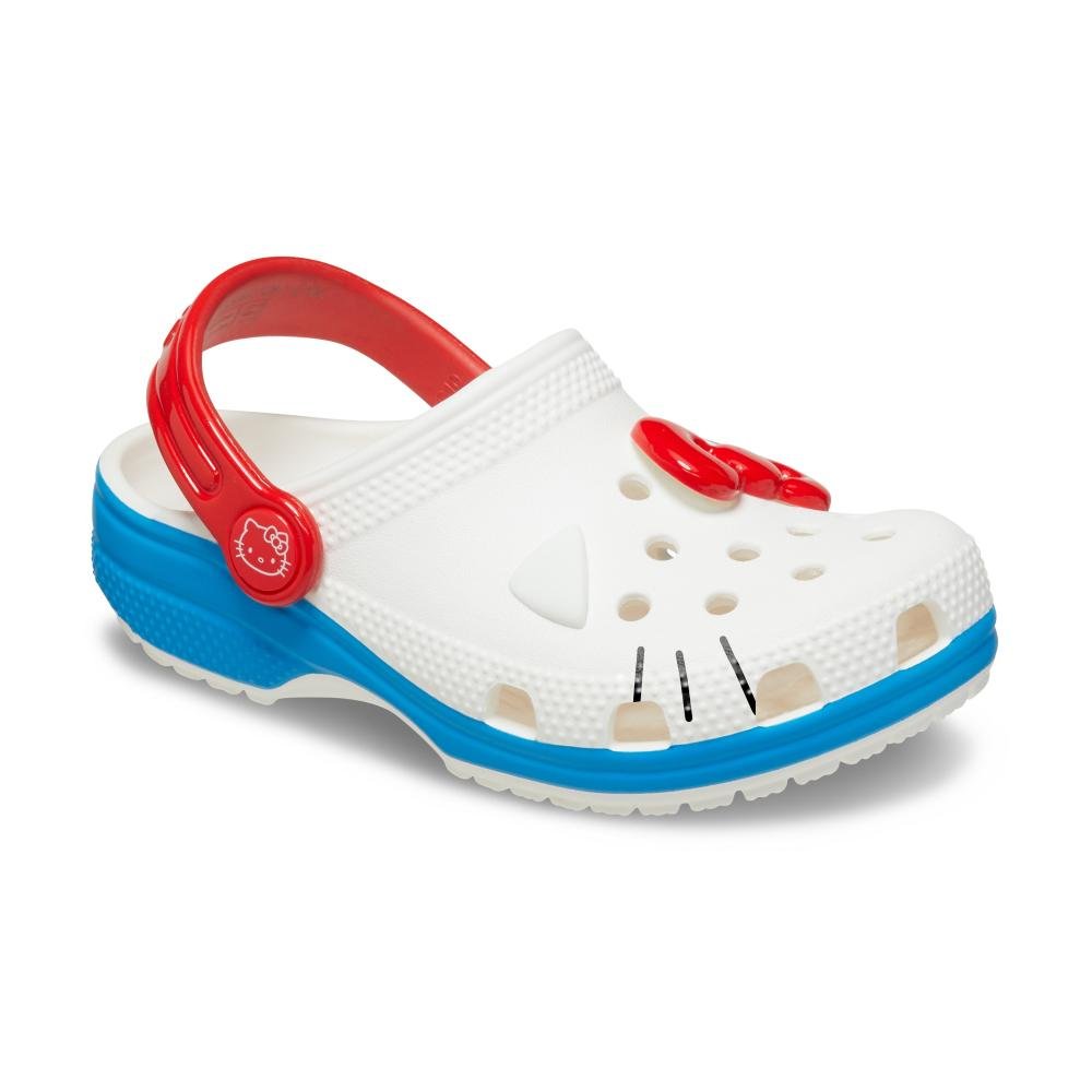 Sandália crocs hello kitty iam classic clog t white Branco 2