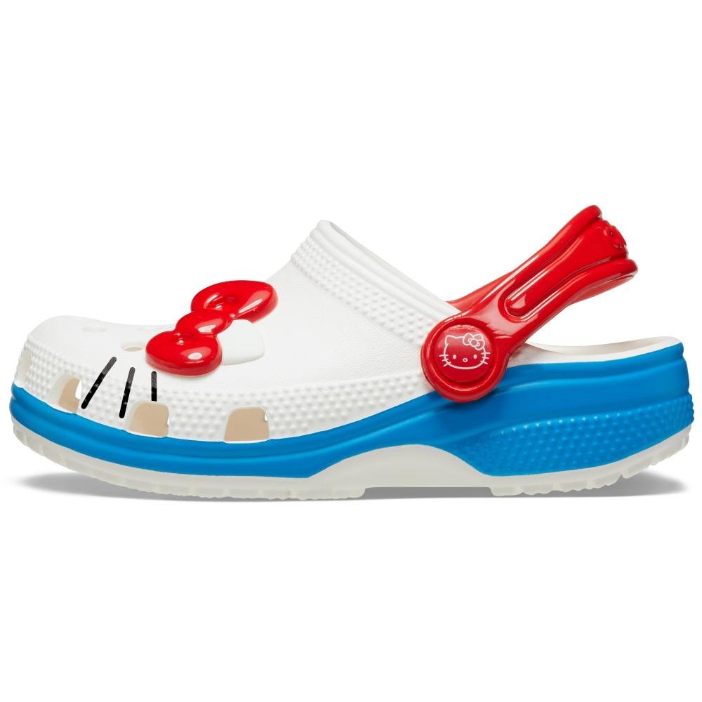 Sandália crocs hello kitty iam classic clog t white Branco 3