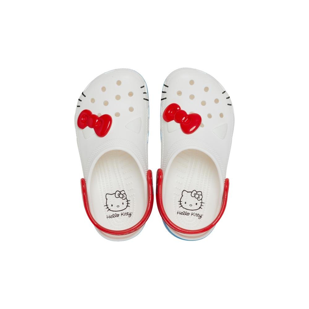 Sandália crocs hello kitty iam classic clog t white Branco 5