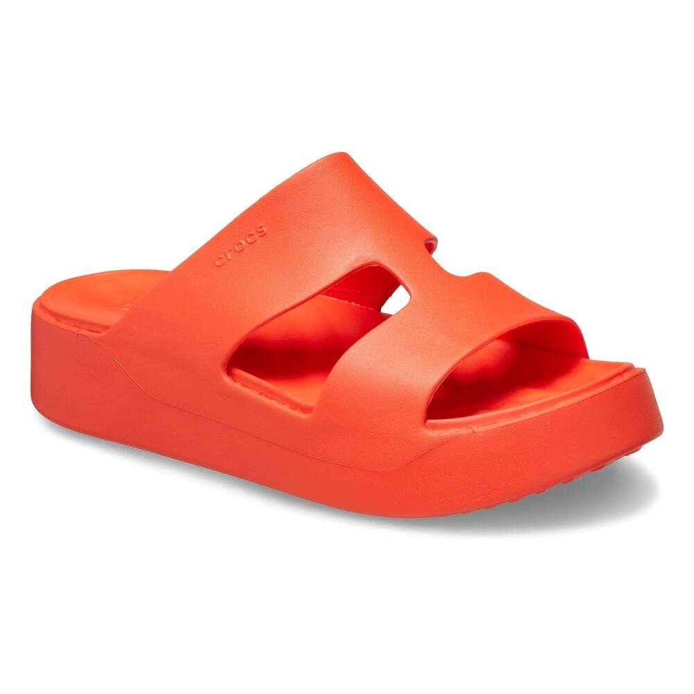 Sandália crocs getaway platform h-strap lava Lava 2