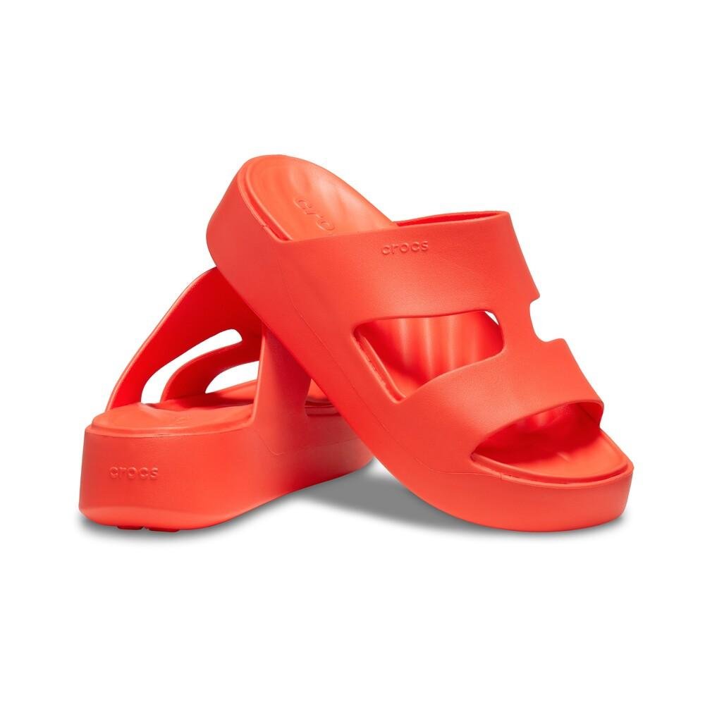 Sandália crocs getaway platform h-strap lava Lava 3