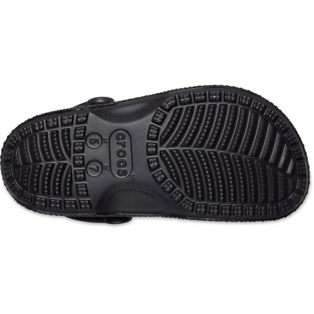 Sandália crocs nba classic clog multi Black/Gold 6