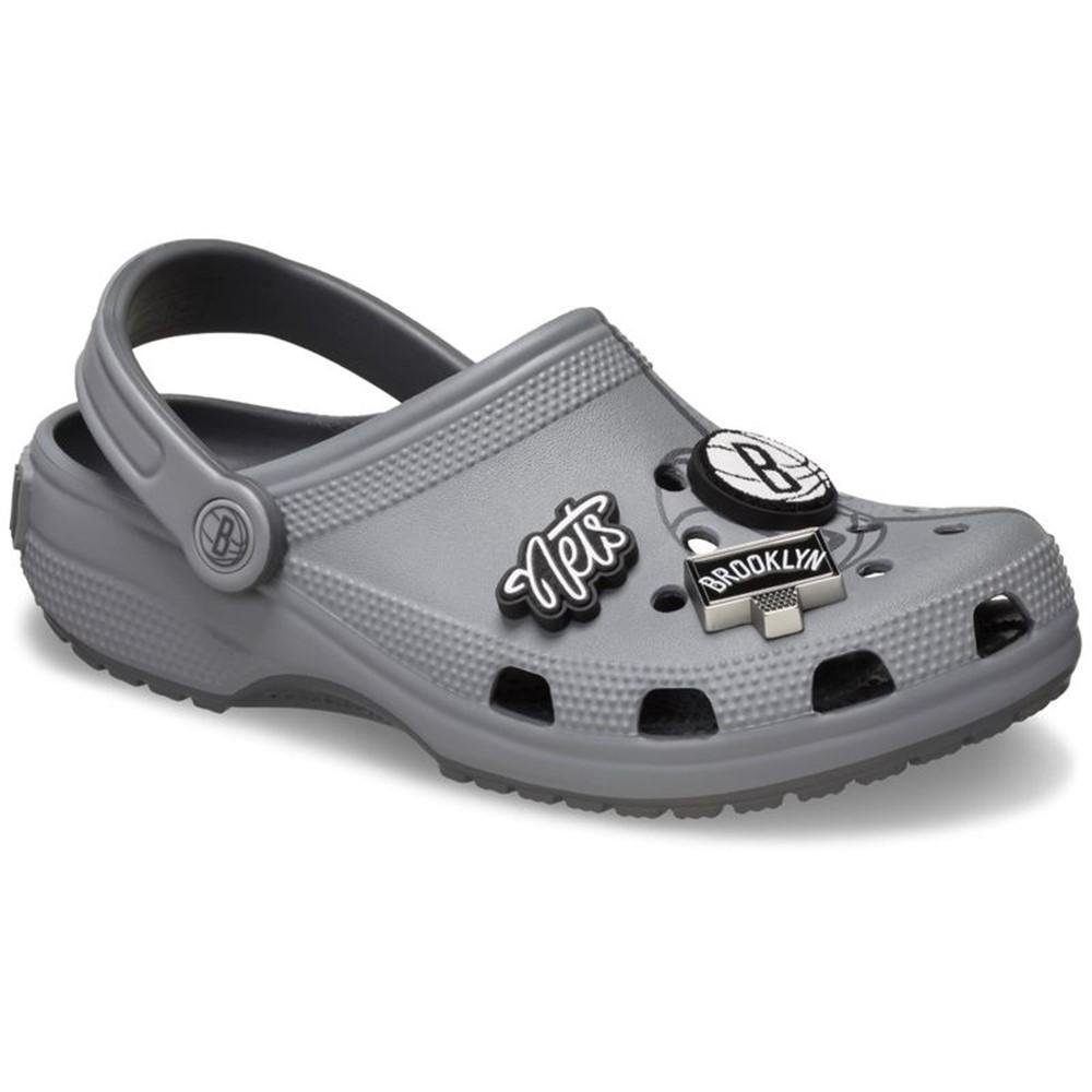 Sandália Crocs Nba Nets Elevated Classic Clog Multi Cinza 2