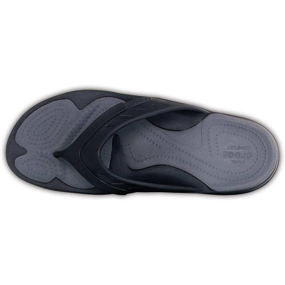 Chinelo Crocs Modi Sport Flip BLACK/GRAPHITE Preto 3