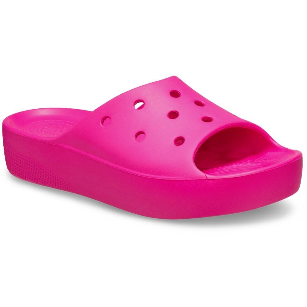 Sandália crocs classic plataform slide pink crush Pink crush 2