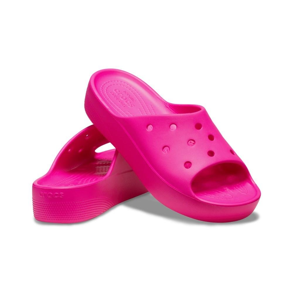 Sandália crocs classic plataform slide pink crush Pink crush 4